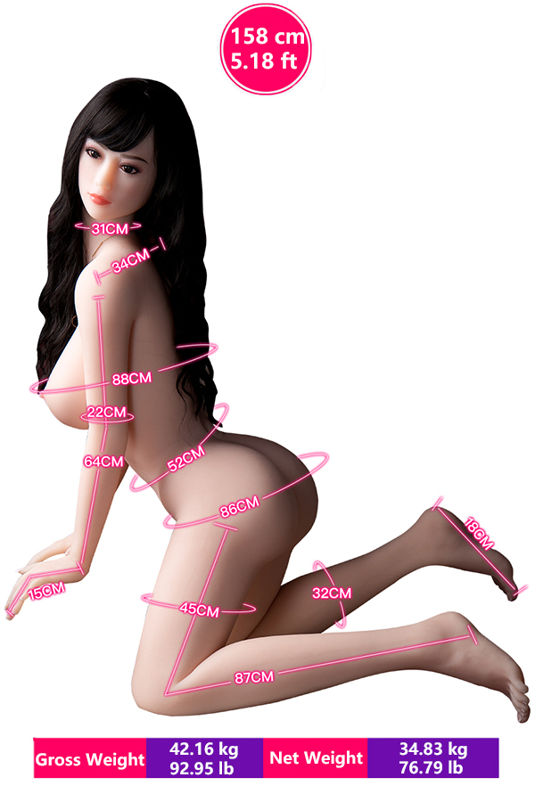 158CM I-Cup Beste Realistische Sexpuppe mit großen Titten15 D15018 00