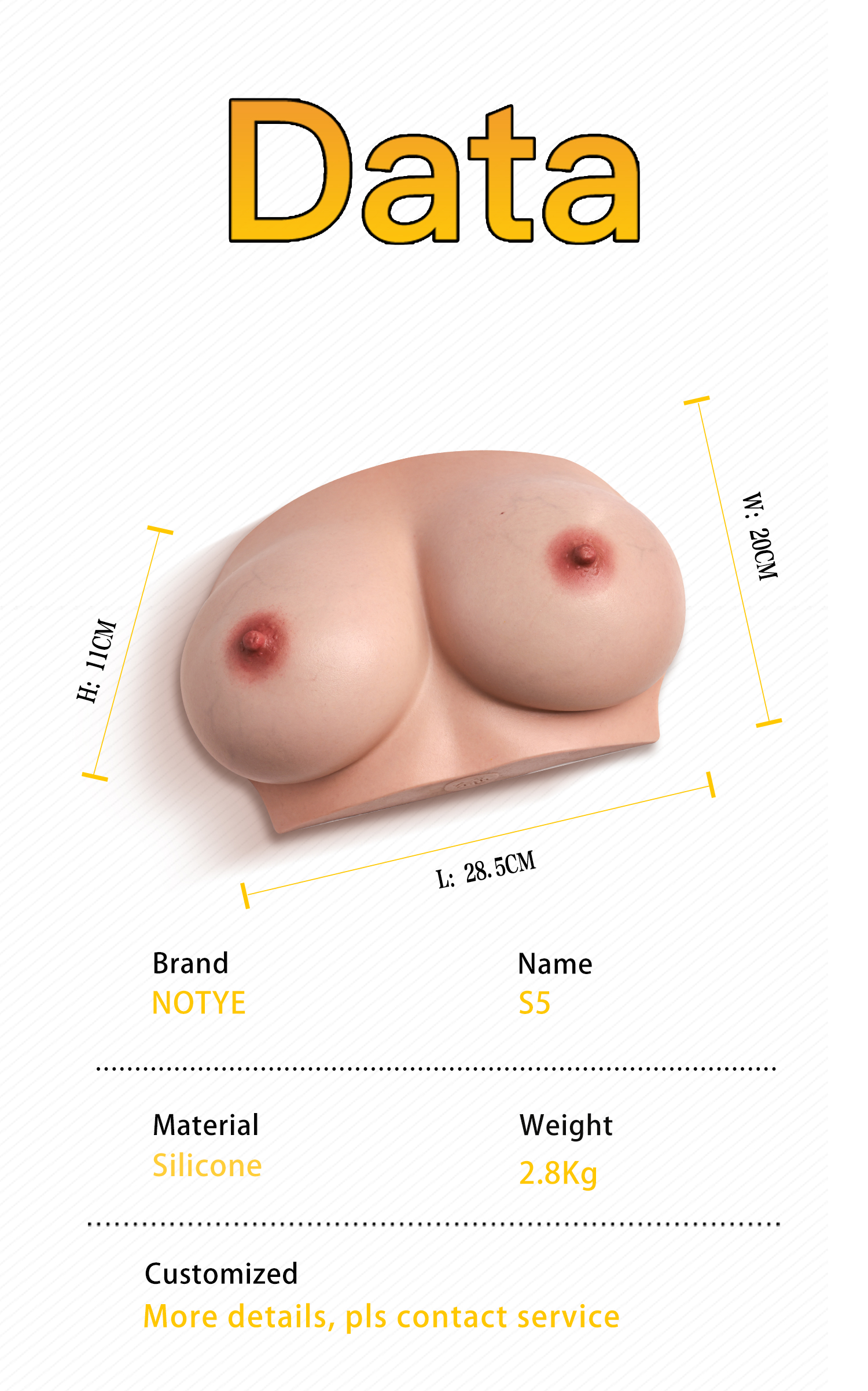 S5 - 63CM Schöne A-Cup Mini Sex Puppe